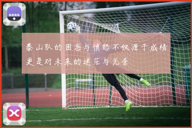 泰山队的困惑与愤怒不仅源于成绩更是对未来的迷茫与无奈
