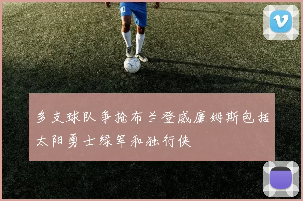 多支球队争抢布兰登威廉姆斯包括太阳勇士绿军和独行侠